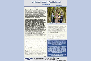 Newsletter front page. This doc is a pdf, view the blog for an accessible format.